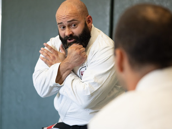 Jason Trudeau teaching Brazilian Jiu-Jitsu